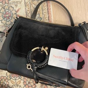 COPY - See By Chloe Joan Small Leather & Suede Shoulder Bag